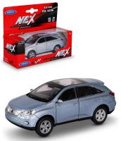Welly Машинка Lexus RX 450h металл 43641W-B голубой металлик