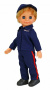 Весна Кукла Полицейский мальчик 30 см